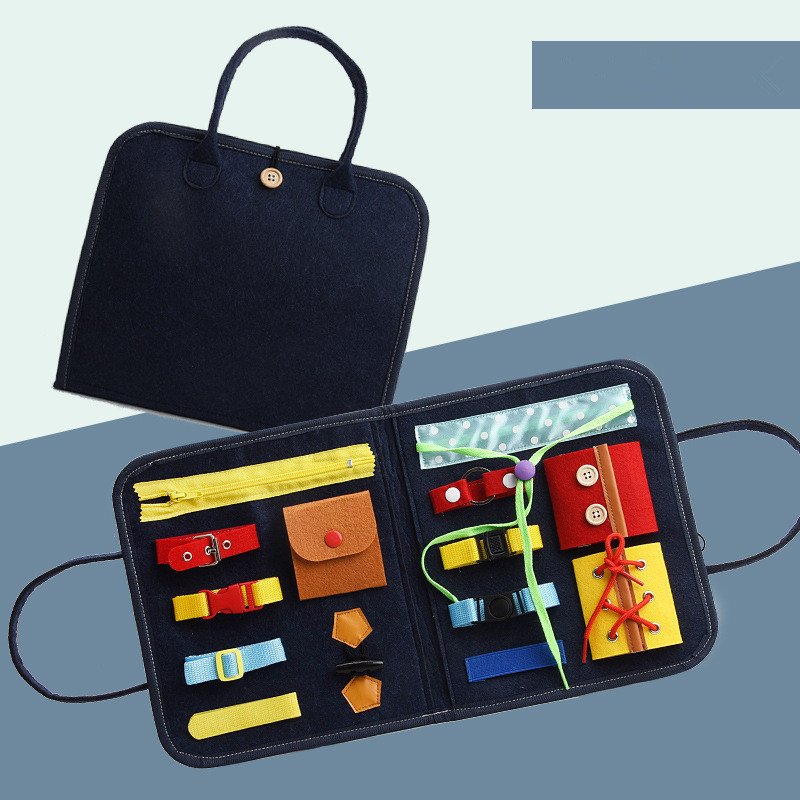 Teaching Aids Children Busy Board Dressing Learning Educational Toys For Toddlers - Image 3