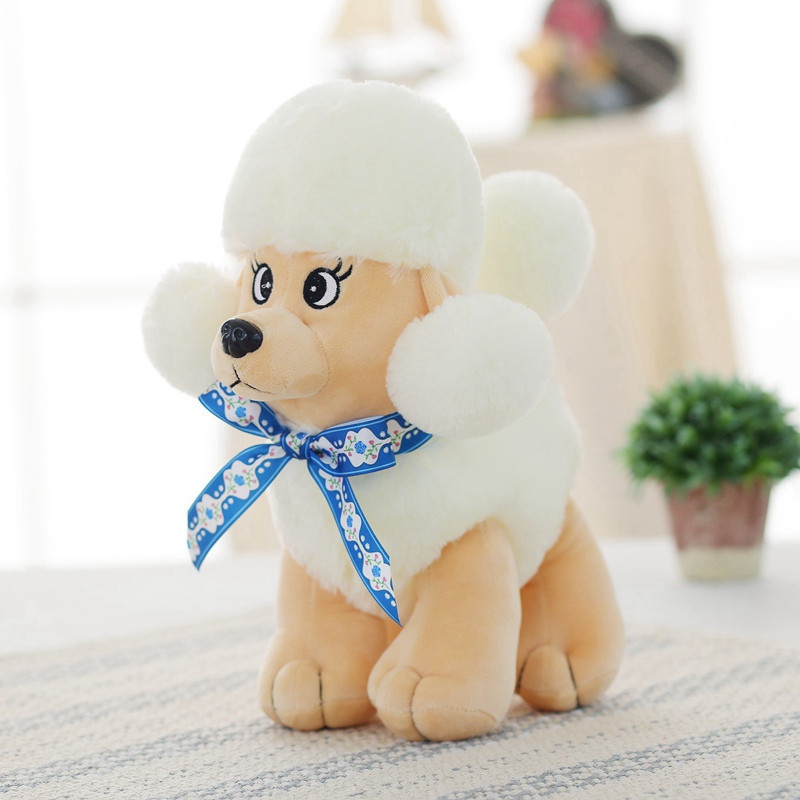 Cartoon Cute Poodle Dog Doll Plush Toy - Image 3