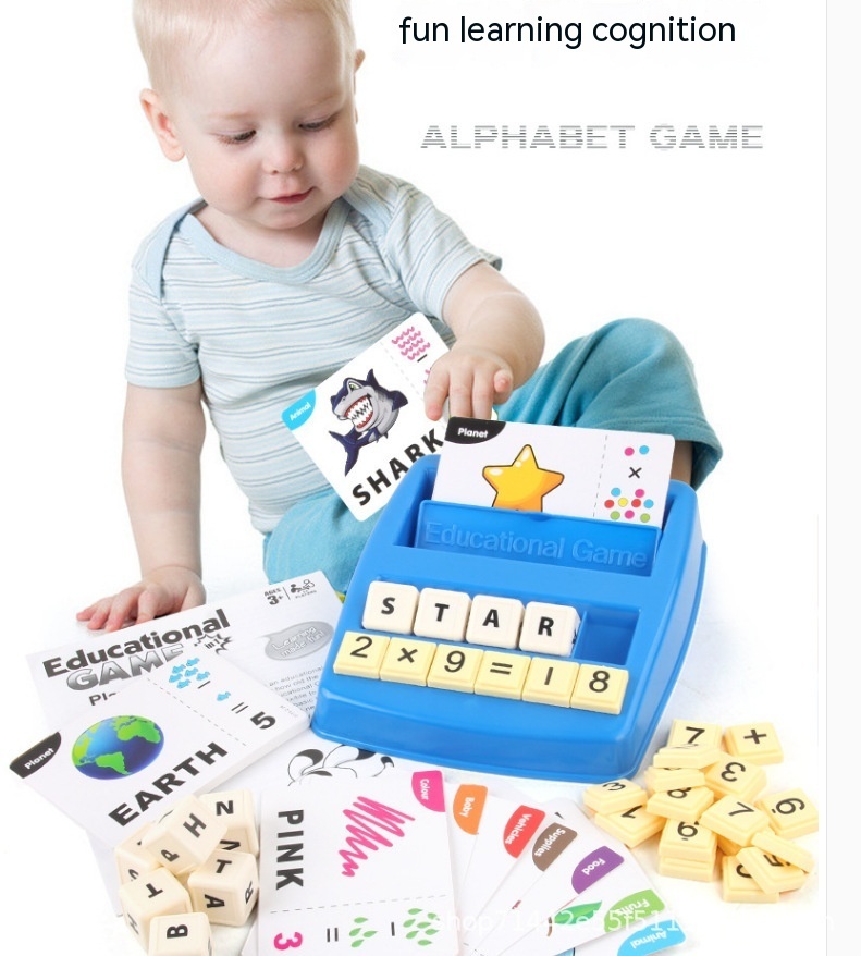 Alphabet Desktop Game Learning Numbers Matching Early Education Toys - Image 9