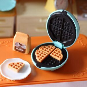 Dollhouse Kitchen Mini Toaster Miniature Food Toy Model