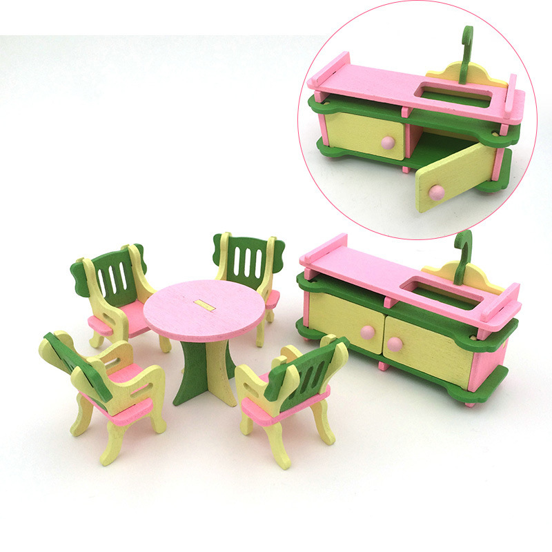Dollhouse Miniature Play House Toy - Image 6