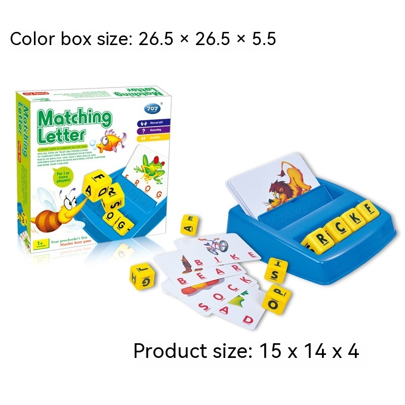 Alphabet Desktop Game Learning Numbers Matching Early Education Toys - Image 4