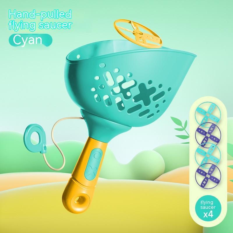 Children's Hand-pulled Catapult UFO Outdoor Sports Toys - Image 4