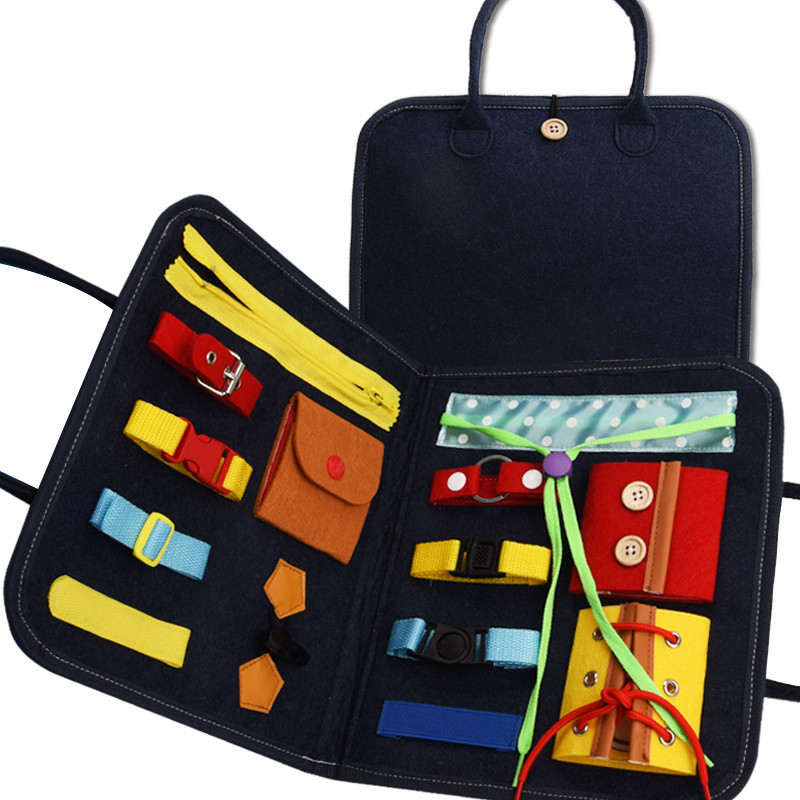 Teaching Aids Children Busy Board Dressing Learning Educational Toys For Toddlers - Image 7